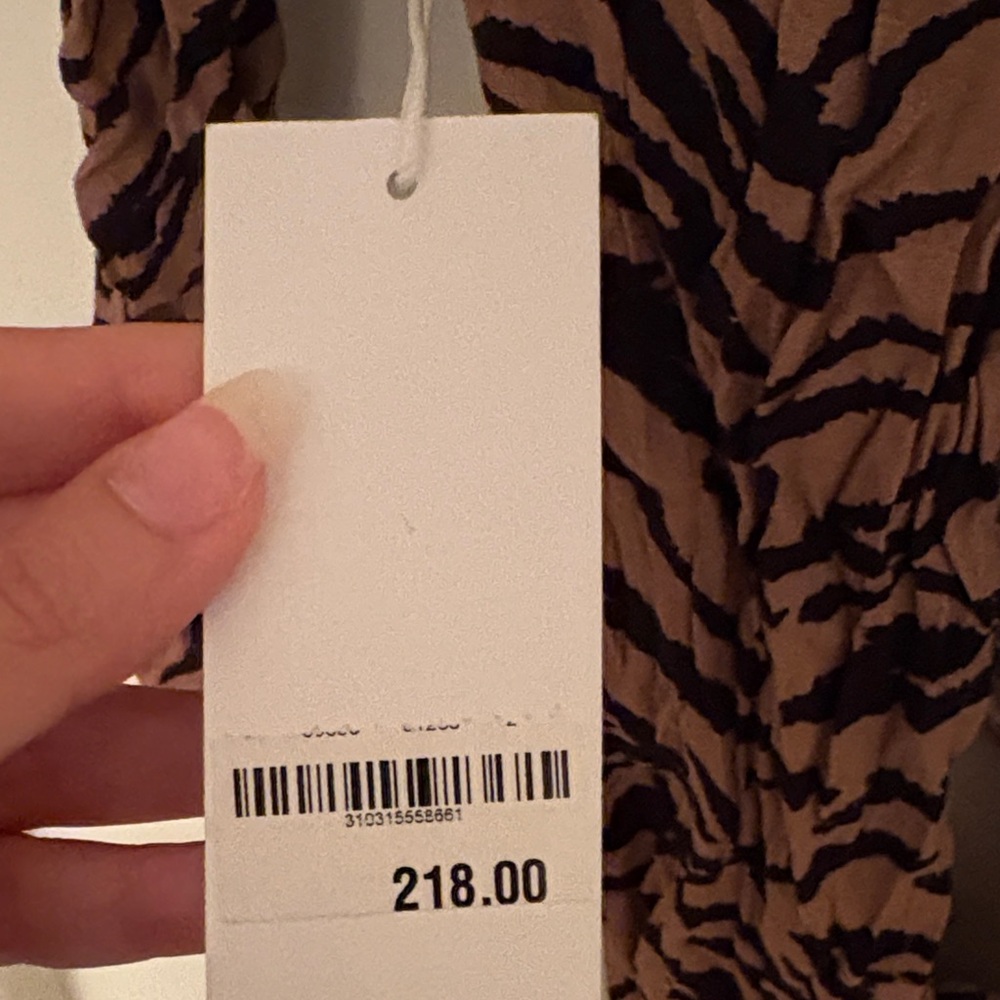 Reformation Tiger Stripe Long Sleeve Dress - Picture 3 of 6